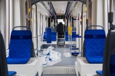 Nowy tramwaj PESA 146N Twist dostarczony do zajezdni MPK Borek z Bydgoszczy.