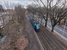 <p>Trasa planowanej drogi rowerowej wzdłuż ulicy Olszewskiego&nbsp;</p>