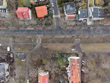 <p>Trasa planowanej drogi rowerowej wzdłuż ulicy Olszewskiego&nbsp;</p>