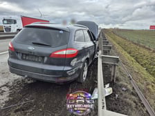 Wypadek na autostradzie A4 między węzłami Kąty Wrocławskie i Kostomłoty, 13 lutego 2026 r.