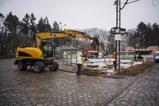 Początek prac na pętli Sępolno - 21.02.2026 r.