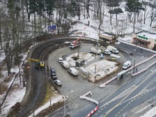 Początek prac na pętli Sępolno - 21.02.2026 r.