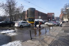 <p>Awaria magistrali w centrum Wrocławia - 19 lutego</p>