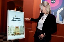 Konferencja prasowa, podczas której przedstawiono Poradnik Mieszkańca