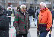 <p>Uroczystości w czwarą rocznicę wybuchu wojny w Ukrainie, na Pl. Nowy Targ we Wrocławiu</p>