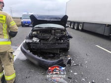 Wypadek na A4 w rejonie węzła Wrocław Wschód, 24 luty 2026 r.