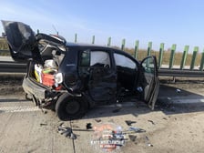 Zderzenie 4 samochodów na autostradzie A4, 27.02.2026 r.