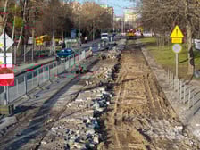 Przebudowa ulicy Gajowickiej - stan na 27 lutego 2026