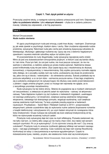 Arkusz: matura próbna 2026 z języka polskiego, poziom podstawowy - 4 marca 2026 r.