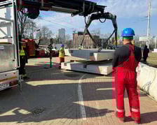 <p>Remont torowiska na ulicy Glinianej w rejonie skrzyżowania z Borowską&nbsp;</p>