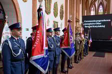 Uroczystość pochówku ofiar zbrodni katyńskiej w Kościele Garnizonowym we Wrocławiu