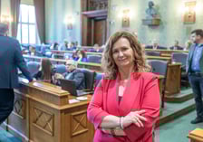 <p>Agnieszka Rybczak, przewodnicząca Rady Miejskiej Wrocławia. Zdjęcie archiwalne z 2024 roku.</p>