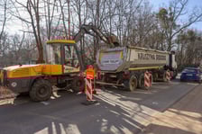 7 marca ruszyły prace remontowe na ul. Przybyszewskiego związane z poszerzaniem tej ulicy.