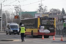 <p>Wypadek na skrzyżowaniu Gubińskiej i Strzegomskiej (9 marca)</p>