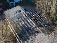 Pożar magazynu  na terenie Wojewódzkiego Szpitala Specjalistycznego we Wrocławiu przy ulicy Kamieńskiego