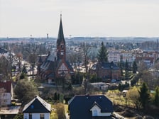 <p>Osiedle Klecina, widok z drona</p>