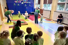 Zajęcia ze studentami w Przedszkolu nr 149