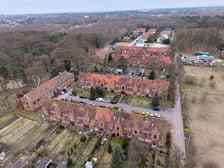 <p>Pracze Odrzańskie, widok z drona</p>