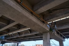 Estakada na Alei Sobieskiego - zdjęcie ze stycznia tego roku