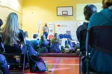 Szkolenie w ramach programu Bezpieczny Wrocław w III Liceum Ogólnokształcącego im. Adama Mickiewicza przy ulicy Składowej 5