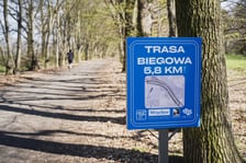 Trasa biegowa wzdłuż Kanału Żeglugowego i Powodziowego między Mostami Chrobrego a Jagiellońskimi