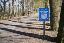 Trasa biegowa wzdłuż Kanału Żeglugowego i Powodziowego między Mostami Chrobrego a Jagiellońskimi