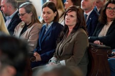 Radosław Sikorski, wicepremier, minister spraw zagranicznych na otwarciu East West Forum w Auli Leopoldina.