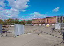 Budowa przy Centrum Historii Zajezdnia