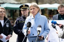 Ograniczenia w ruchu na placu Solnym. Konferencja. Renata Granowska, wiceprezydent Wrocławia