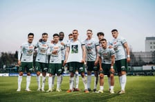 Piłkarze podczas meczu Polonia Warszawa - Śląsk Wrocław