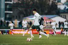 Piłkarze podczas meczu Polonia Warszawa - Śląsk Wrocław