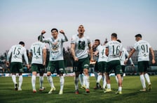 Piłkarze podczas meczu Polonia Warszawa - Śląsk Wrocław