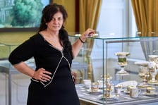 <p>Magdalena Szmida-P&oacute;łbratek, jedna z kuratorek wystawy w Pałacu Kr&oacute;lewskim</p>
