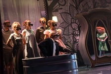 <p>Pr&oacute;ba prasowa spektaklu &bdquo;Wyobraź sobie...&rdquo; na scenie Wrocławskiego Teatru Lalek</p>