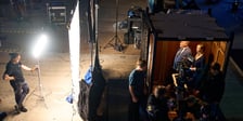 <p>Na planie filmu &bdquo;Ojczyzna&rdquo; w Wytw&oacute;rni Film&oacute;w Fabularnych we Wrocławiu</p>