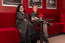 <p>Katarzyna Sobańska i Marcel Sławiński, scenografowie filmu &bdquo;Ojczyzna&rdquo;</p>