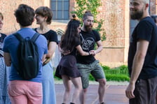 Parkiet taneczny na Skwerze Wrocławianek. Pierwszy dzień imprezy, 26 czerwca 2026 r.