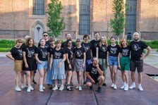 Parkiet taneczny na Skwerze Wrocławianek. Pierwszy dzień imprezy, 26 czerwca 2026 r.