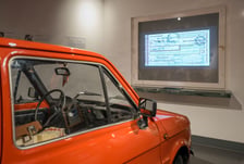 <p>Fiat 126p na wystawie &bdquo;Wrocław 1945-2016&rdquo; w Centrum Historii Zajezdnia</p>