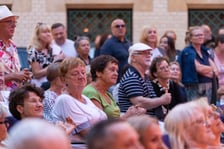 <p>Koncert 2 sierpnia na dziedzińcu Synagogi pod Białym Bocianem&nbsp;</p>