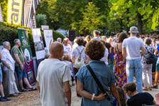 <p>Koncert Chopinowski w Parku Południowym 16 sierpnia 2026, wystąpili Piotr Alexewicz i Franciszek Gąsieniec</p>
