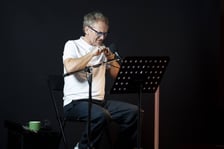 <p>Andrzej Chyra. "Wyspa" Teatr PO KOLEI na Dworcu Gł&oacute;wnym</p>