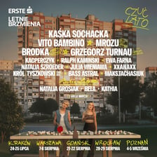 Plakat promujący festiwal Erste Letnie Brzmienia