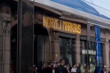 <p>Uroczystość nadania imienia Andrzeja Markowskiego tramwajowi MPK Wrocław</p>