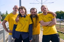<p>Wrocławscy tancerze zapowiadają Polską Platformę Tańca specjalnym performansem</p>