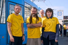 <p>Wrocławscy tancerze zapowiadają Polską Platformę Tańca specjalnym performansem</p>