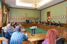 <p>Wręczenie dyplom&oacute;w laureatom programu &bdquo;Wrocławskie Wydawnictwa Muzyczne&rdquo;</p>