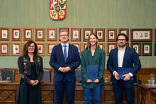 <p>Wręczenie dyplom&oacute;w laureatom programu &bdquo;Wrocławskie Wydawnictwa Muzyczne&rdquo; &ndash;&nbsp;</p>
