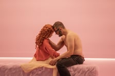 Zdjęcia ze spektaklu "Deus sex machina" we WTW