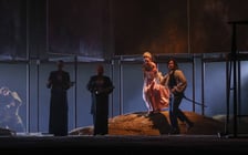 <p>Scena z musicalu &bdquo;Kościuszko&rdquo; w Teatrze Muzycznym Capitol</p>
